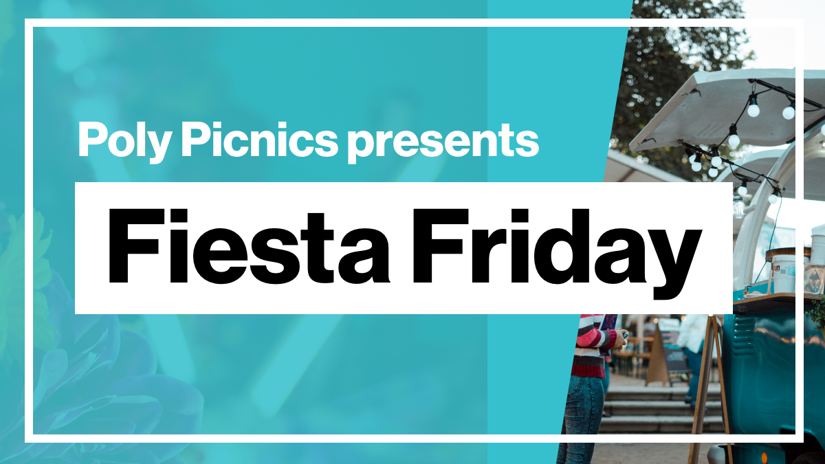 Graphic to advertise Fiesta Friday