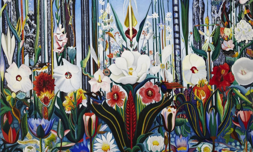 Image of a flower painting