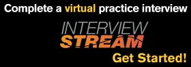 Complete a virtual practice interview