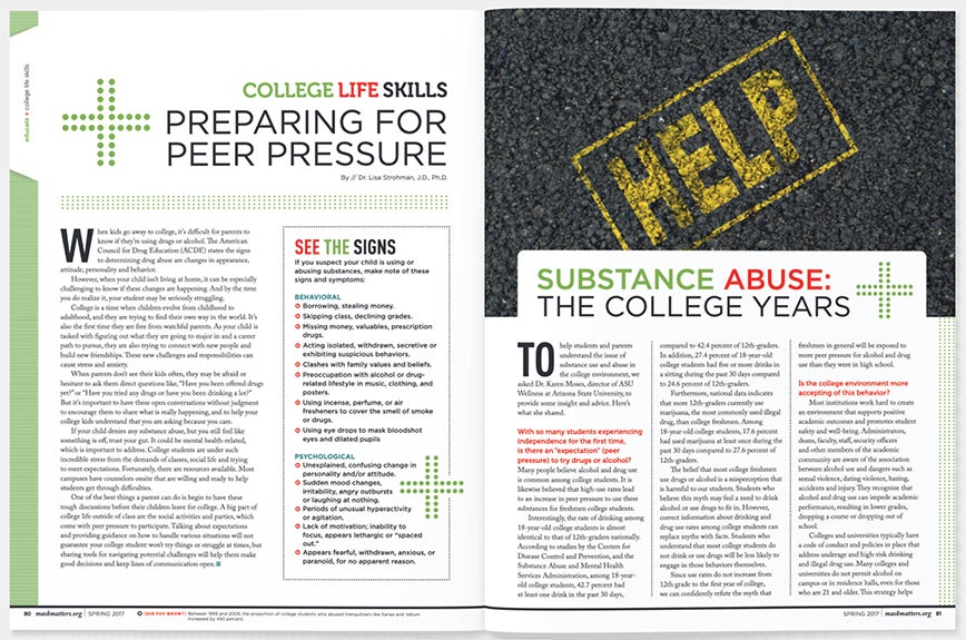 College Life Skills: Preparing for Peer Pressure (page 83)