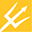 Sun Devil pitchfork icon