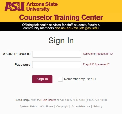 asu log in