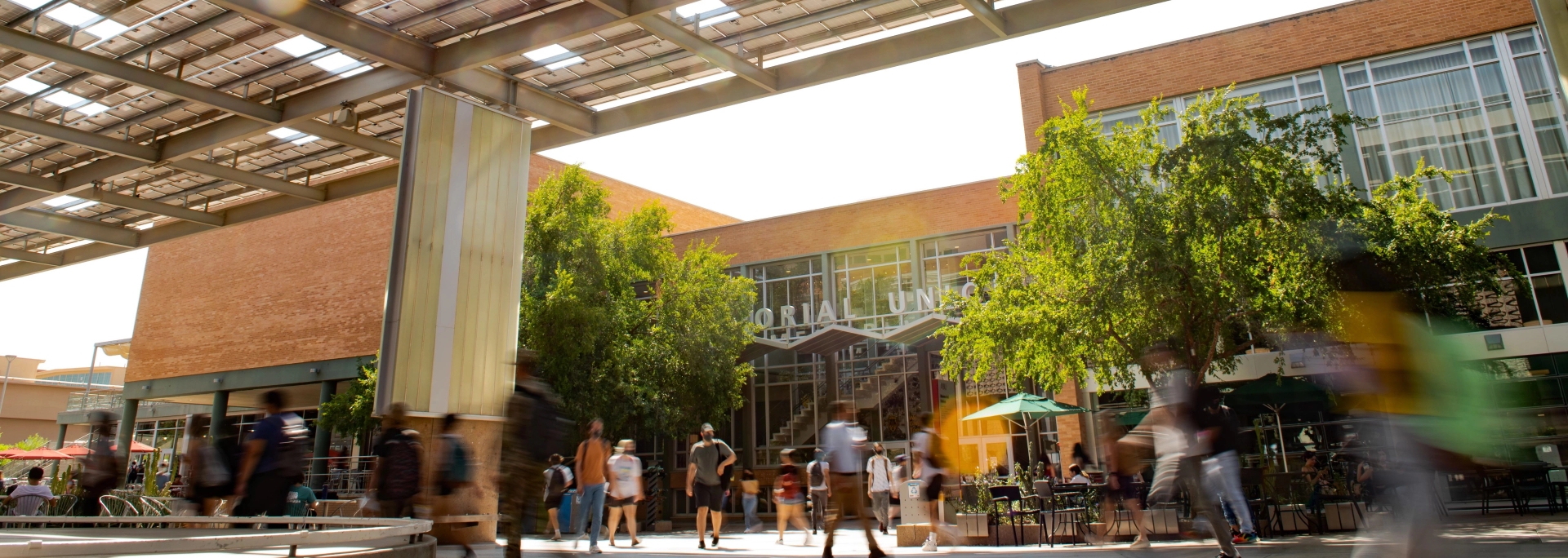 Accessibility Coalition - Students walking around campus