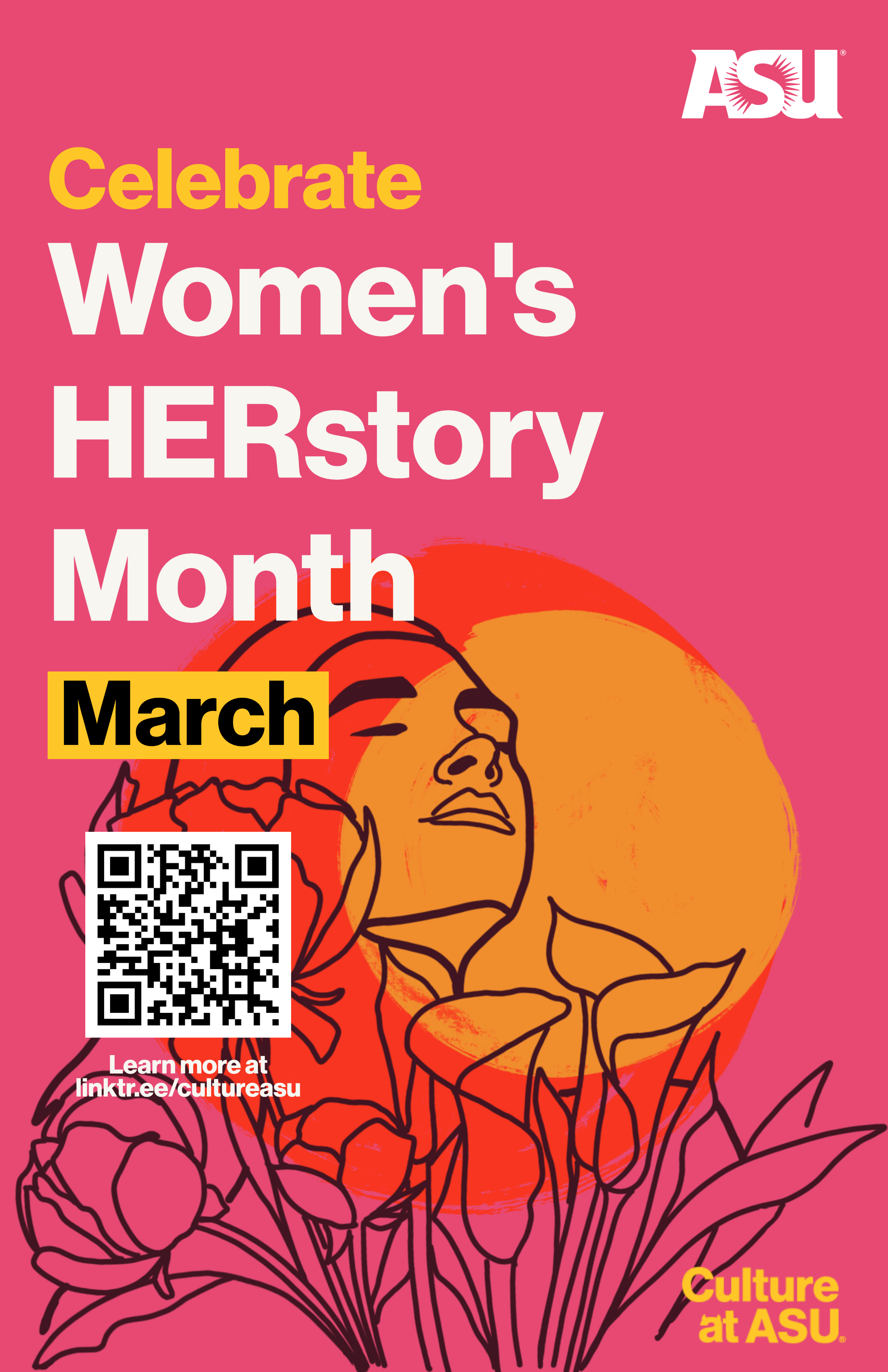 Women's HERstory Month flier